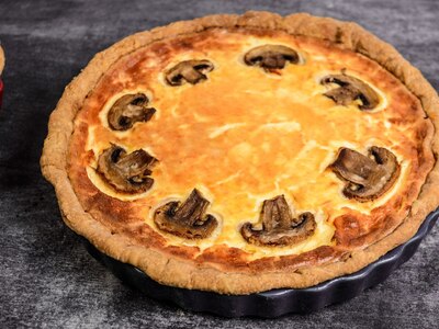 Пирог с подберезовиками